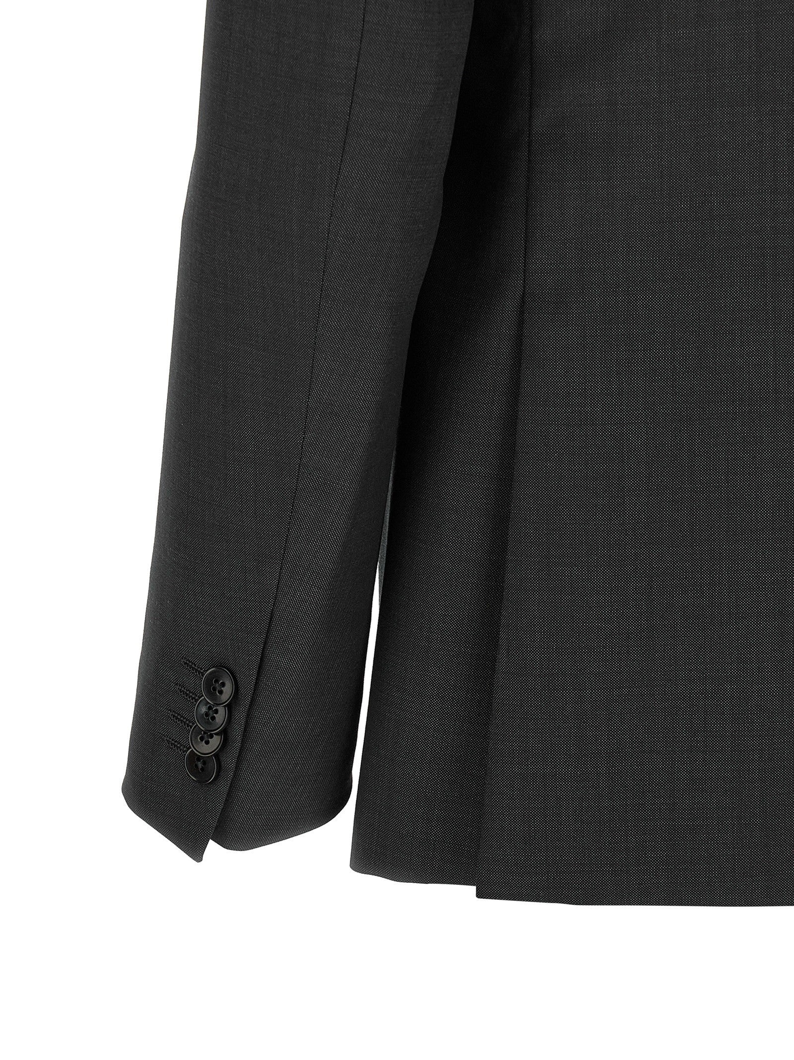 Zegna Wool Dress Grey