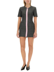 MSGM Women's Wool Dress Grey MSGM
