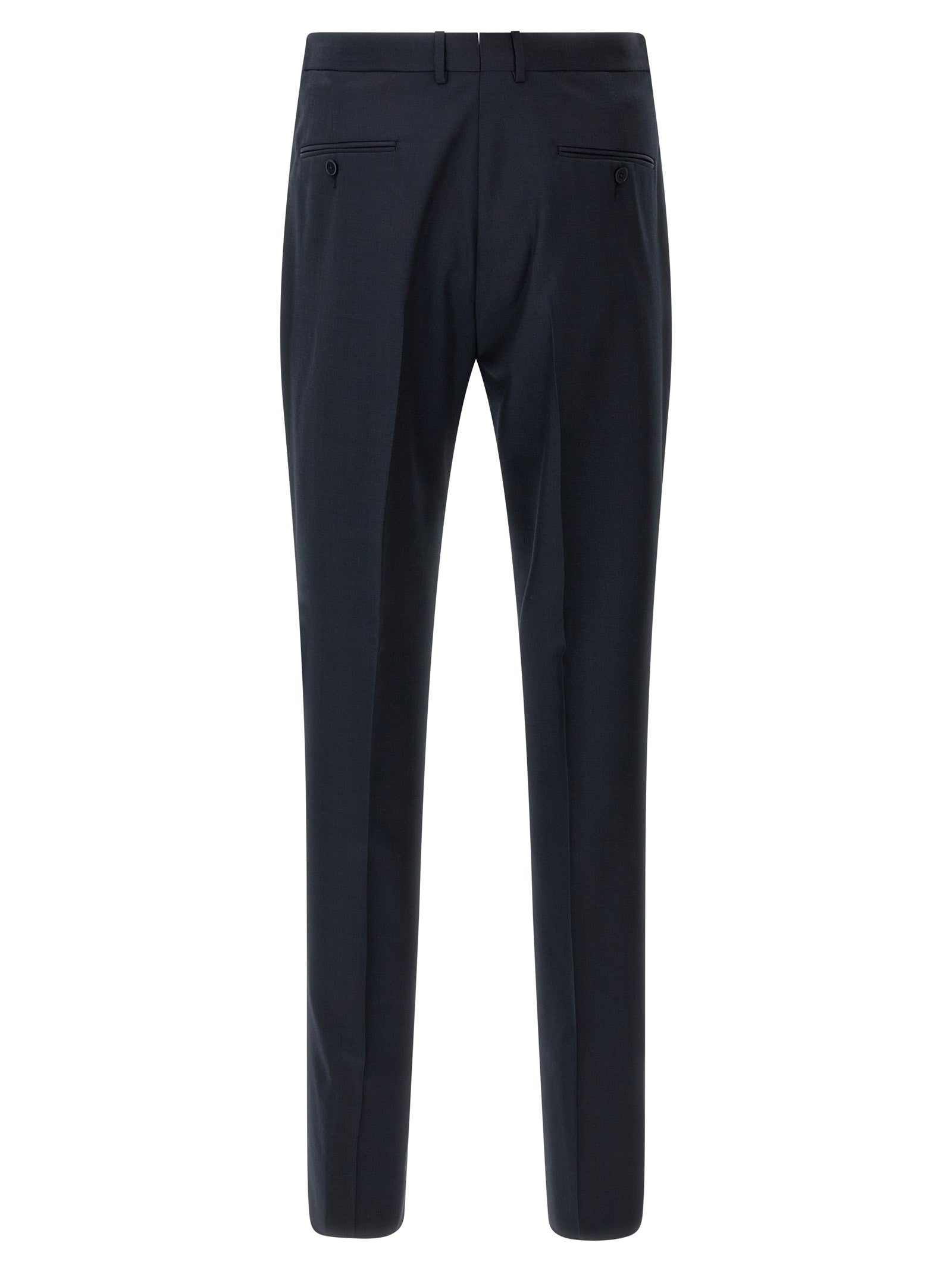 Zegna Wool Dress Blue