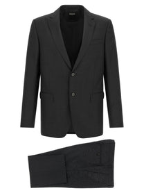 Zegna Wool Dress Grey