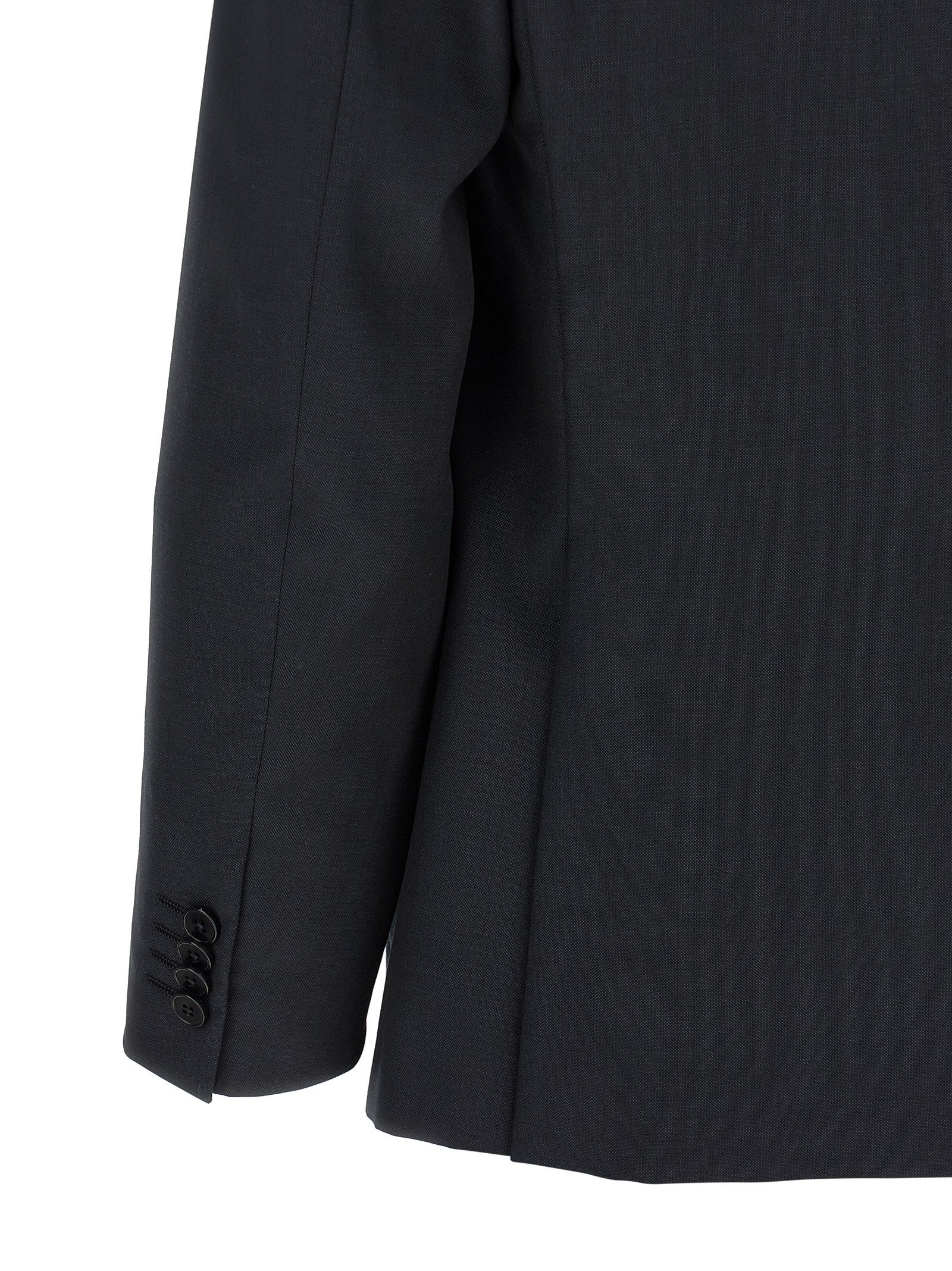 Zegna Wool Dress Blue