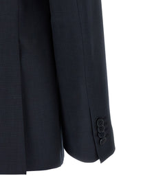 Zegna Wool Dress Blue