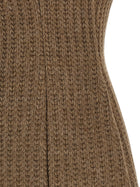 Giuseppe Di Morabito Wool Dress Brown, view 4