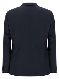 Zegna Wool Dress Blue