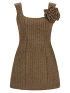 Giuseppe Di Morabito Wool Dress Brown