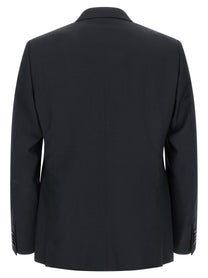Zegna Wool Dress Blue