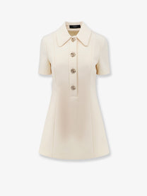 Gucci Women's Wool Dress White