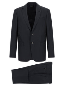 Zegna Wool Dress Blue