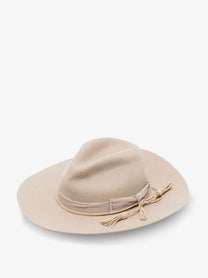 Golden Goose Women's Wool Fedora Hat Beige