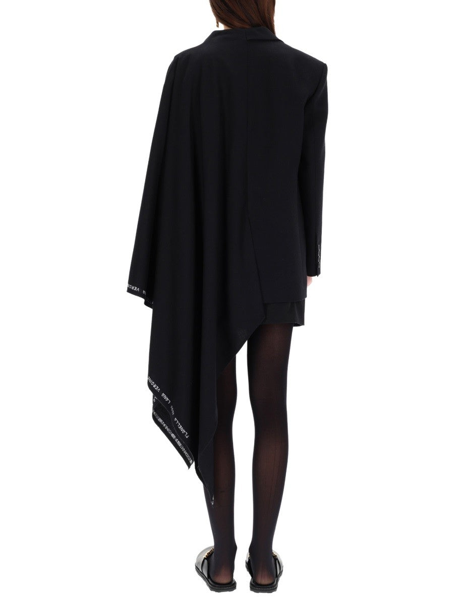 Moschino Women's Wool Flannel Jacket Black