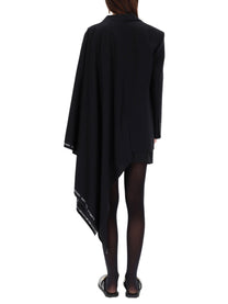 Moschino Women's Wool Flannel Jacket Black