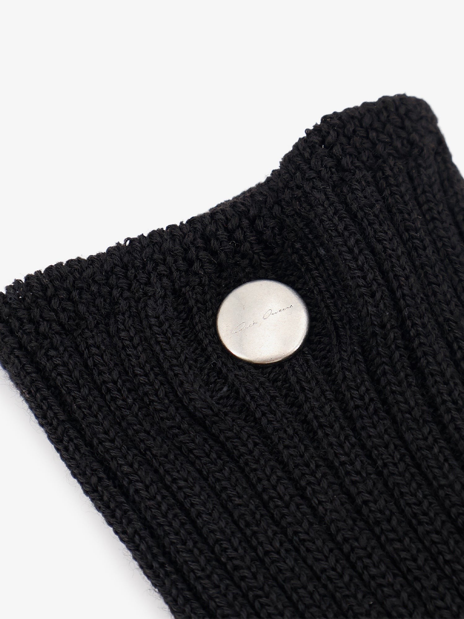 Rick Owens Women's Wool Gloves Black