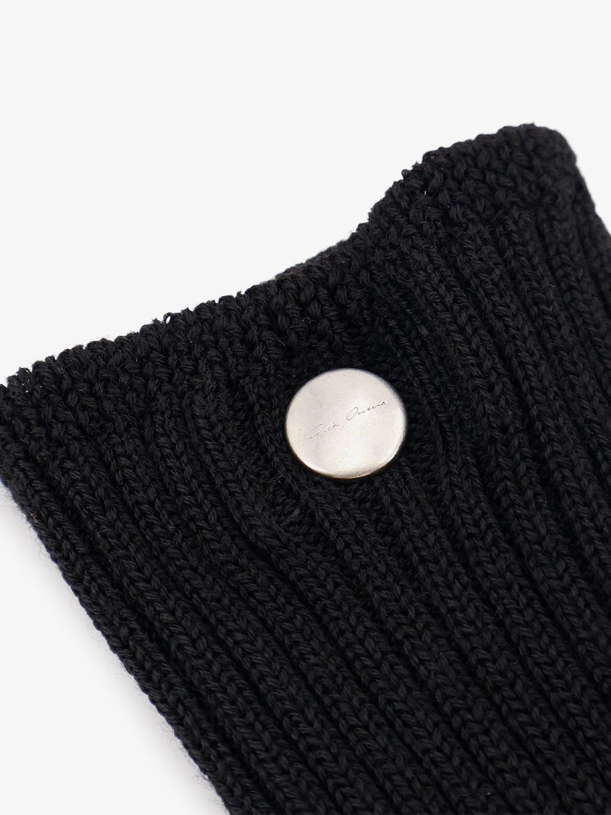 Rick Owens Women's Wool Gloves Black, view 2