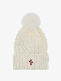 Moncler Grenoble Women's Wool Hat Grey