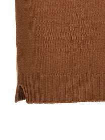 ma' ry' ya Wool Hooded Sweater Brown