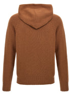 ma' ry' ya Wool Hooded Sweater Brown, view 2