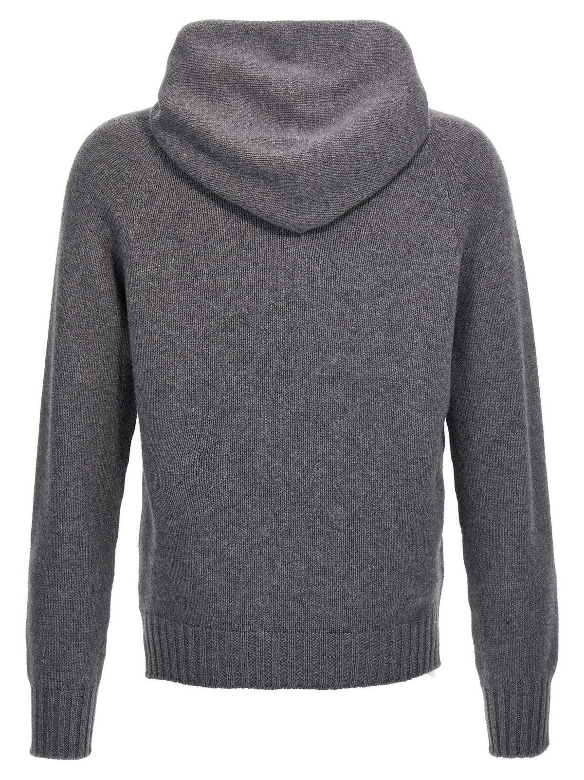 ma' ry' ya Wool Hooded Sweater Grey