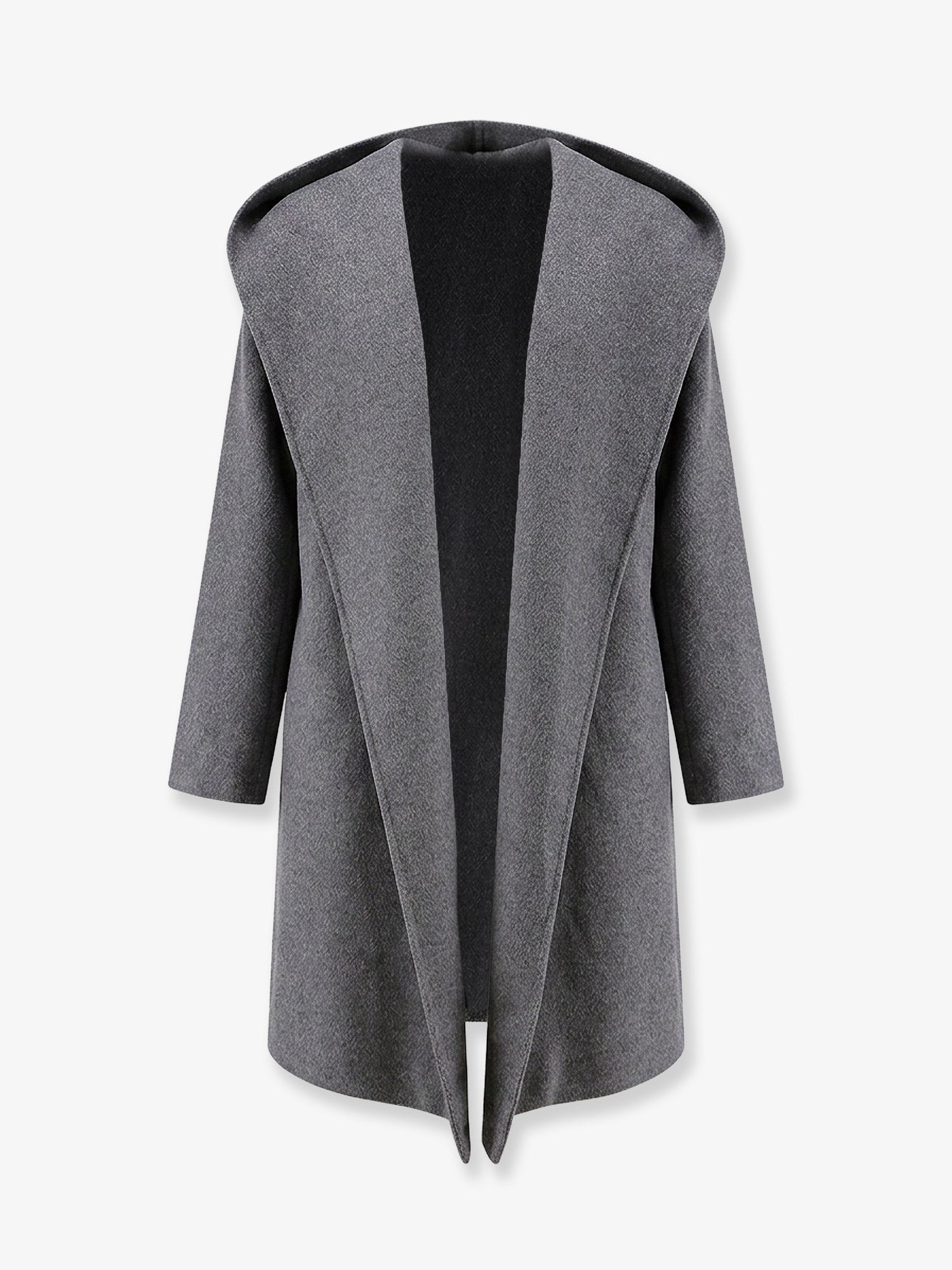 Toteme Women's Wool Hoodie Coat Grey