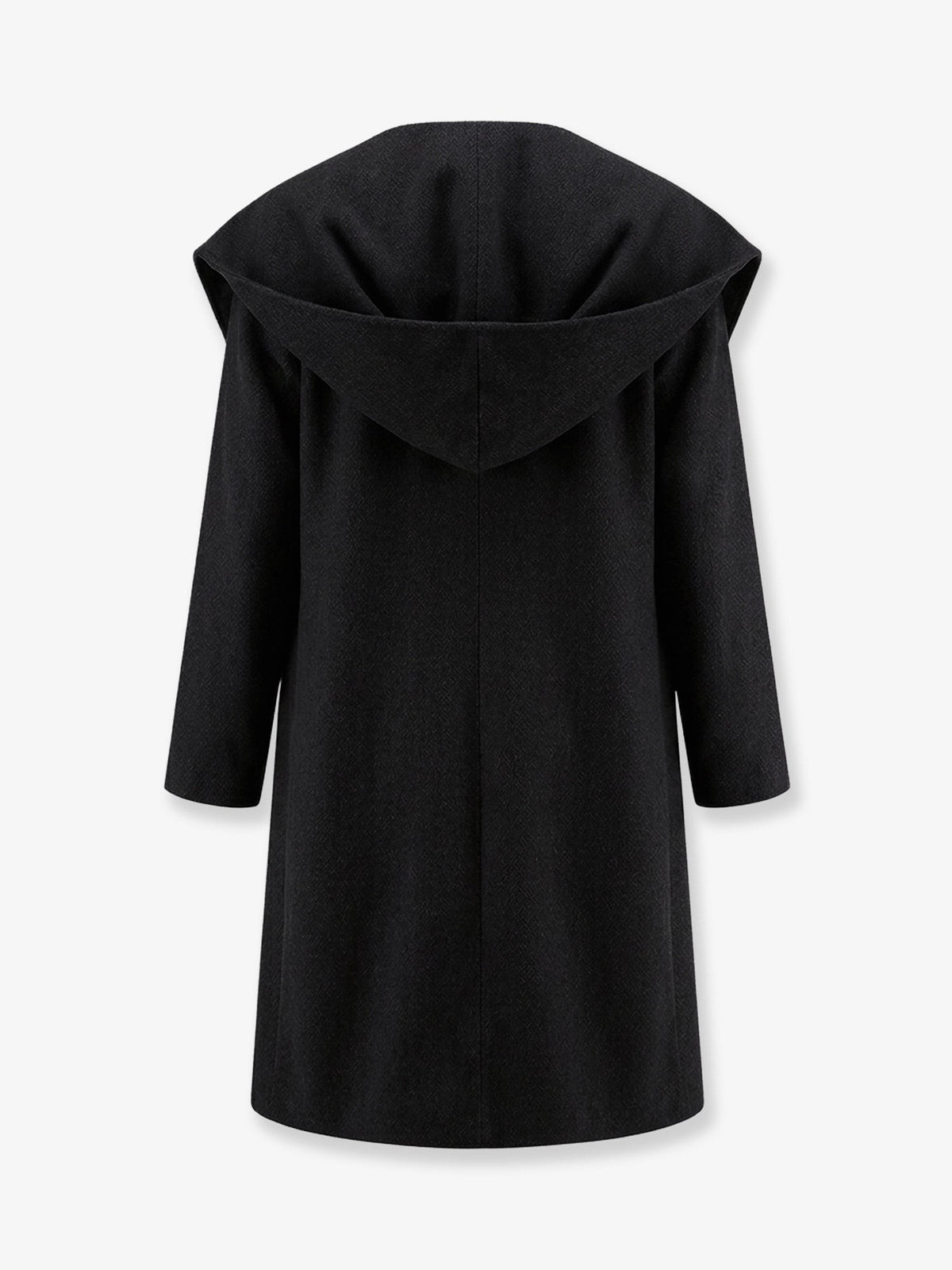 Toteme Women's Wool Hoodie Coat Black