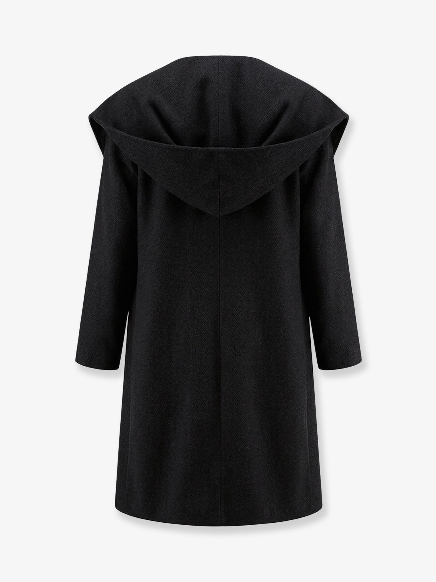 Toteme Women's Wool Hoodie Coat Black
