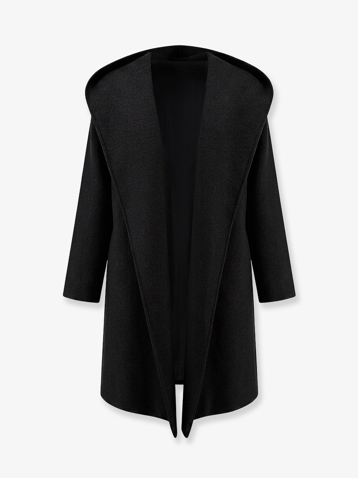 Toteme Women's Wool Hoodie Coat Black