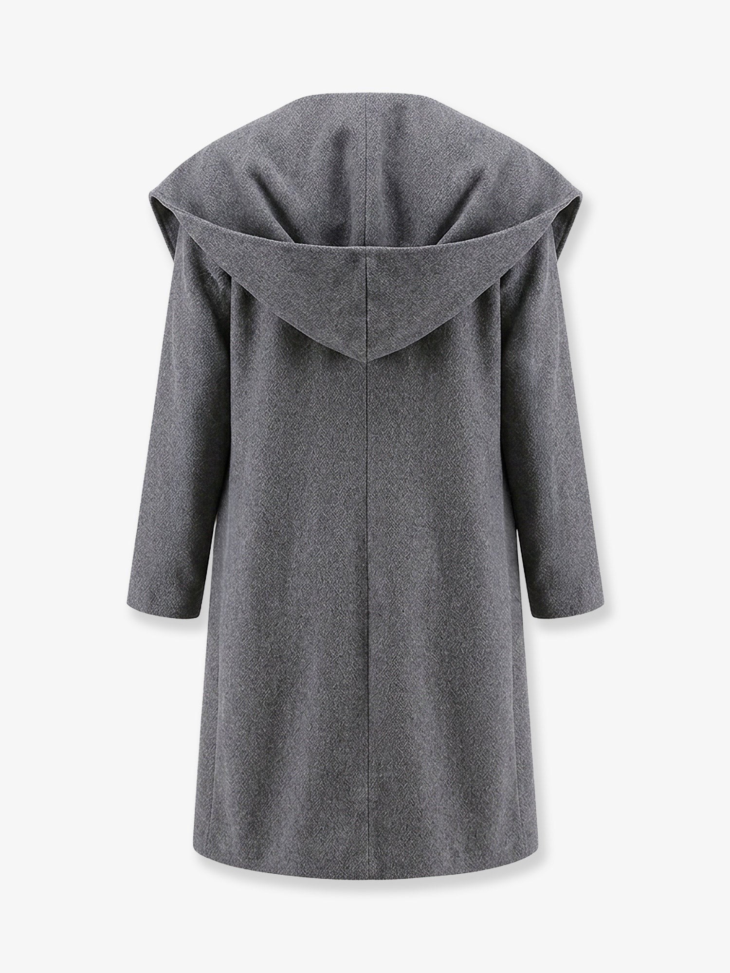 Toteme Women's Wool Hoodie Coat Grey