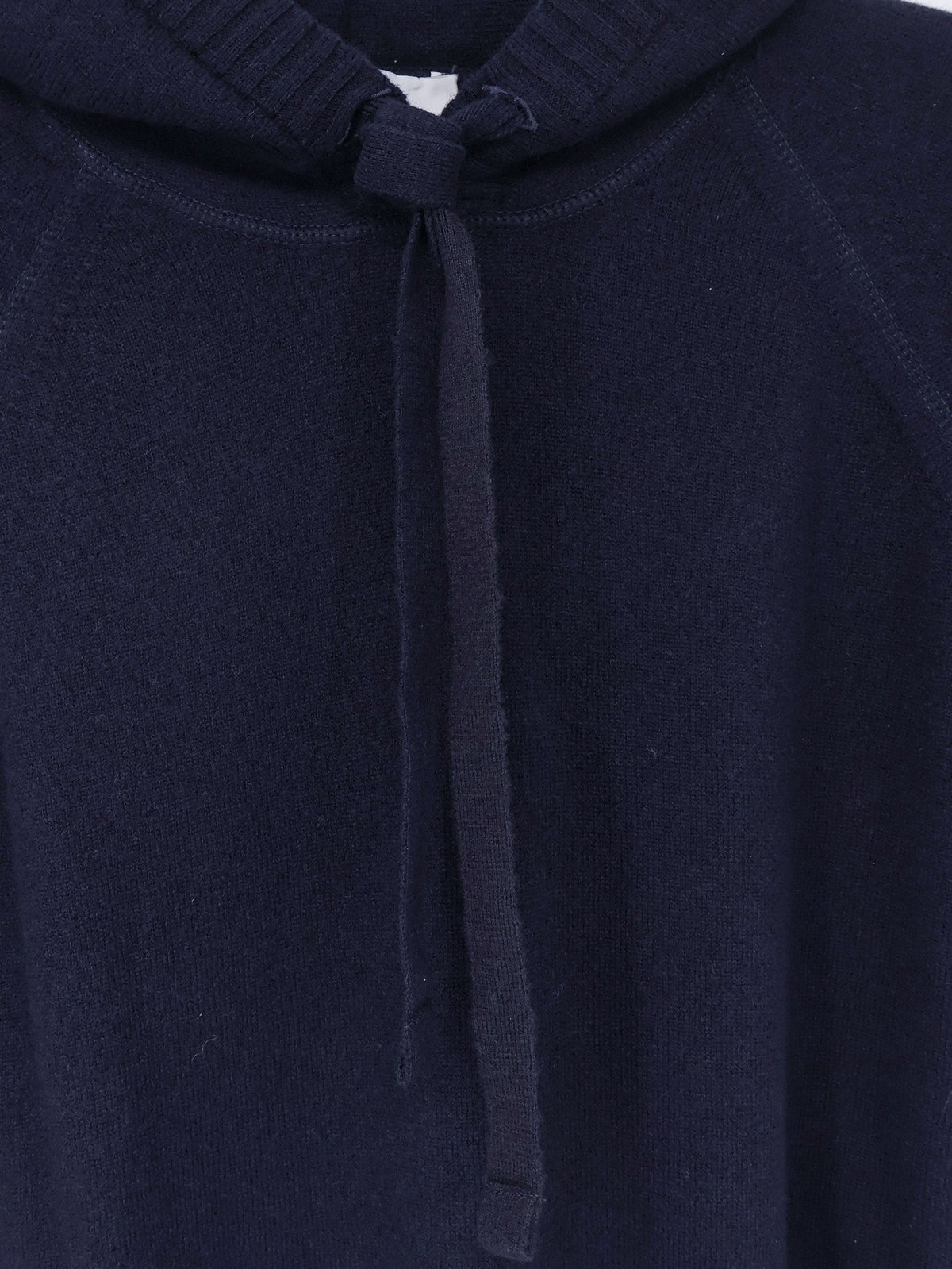 Alpha-Studio Men's Wool Hoodie Blue