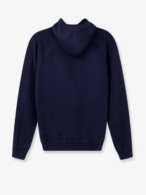 Alpha-Studio Men's Wool Hoodie Blue