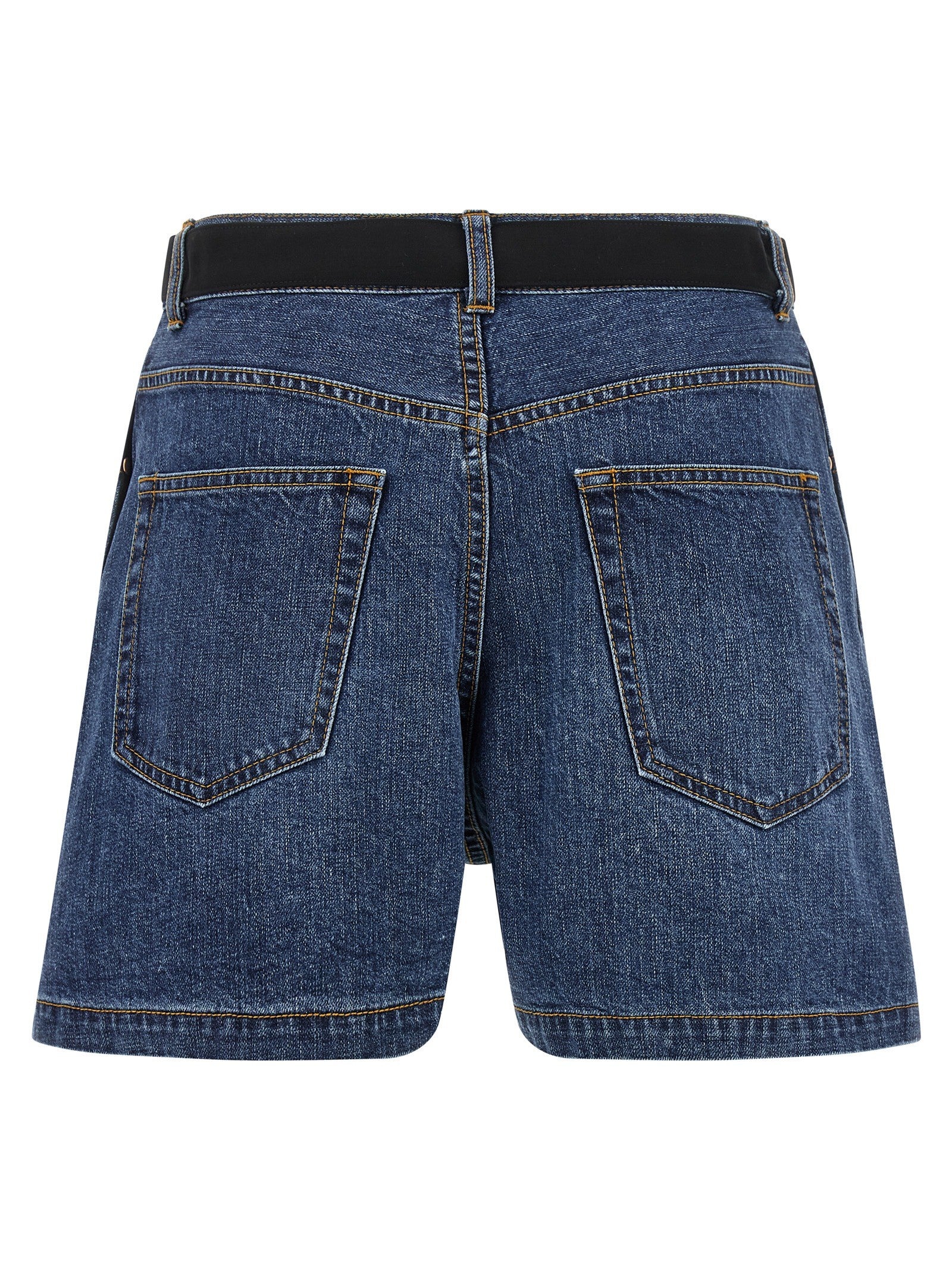 Sacai Wool Insert Shorts Gold