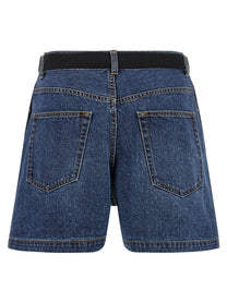 Sacai Wool Insert Shorts Gold