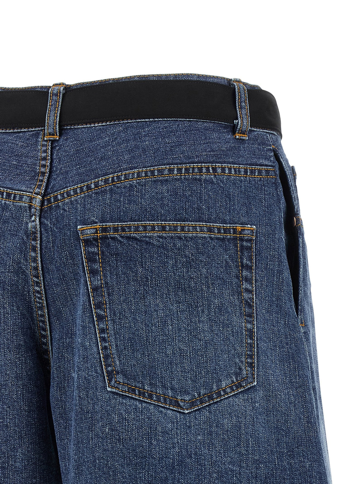 Sacai Wool Insert Shorts Gold, view 4