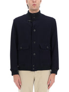 Fay Men's Wool Jacket Blue, view 4