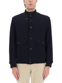 Fay Men's Wool Jacket Blue