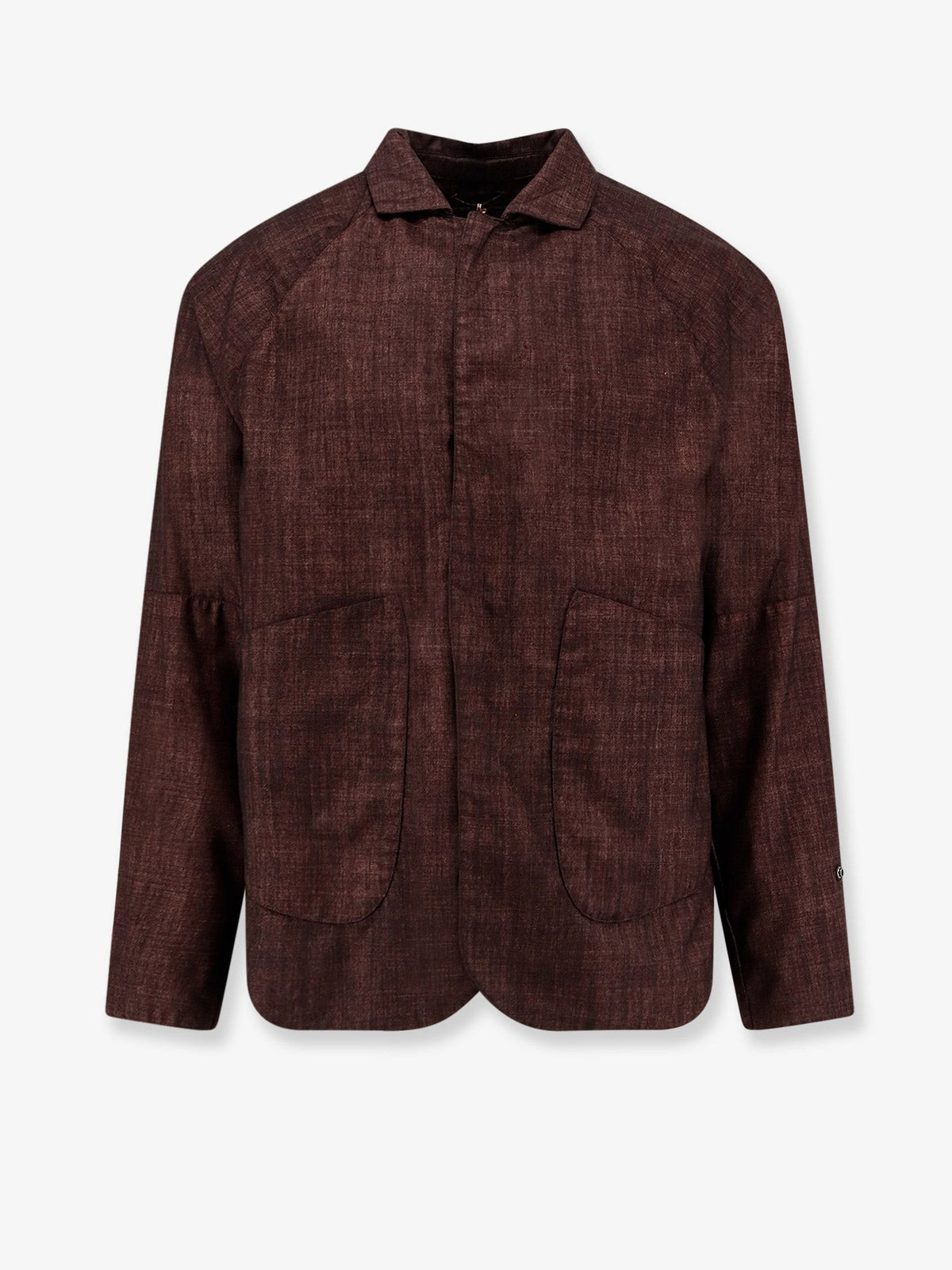 Massimo Osti Men's Wool Jacket Brown
