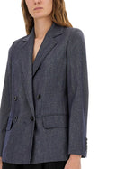 Max Mara Women's Wool Jacket Blue, view 4