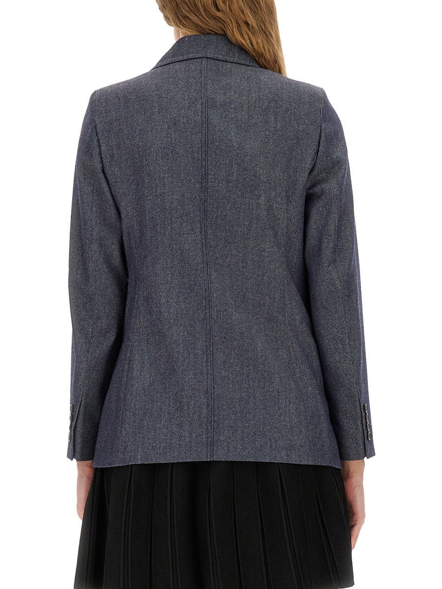 Max Mara Women's Wool Jacket Blue, view 3