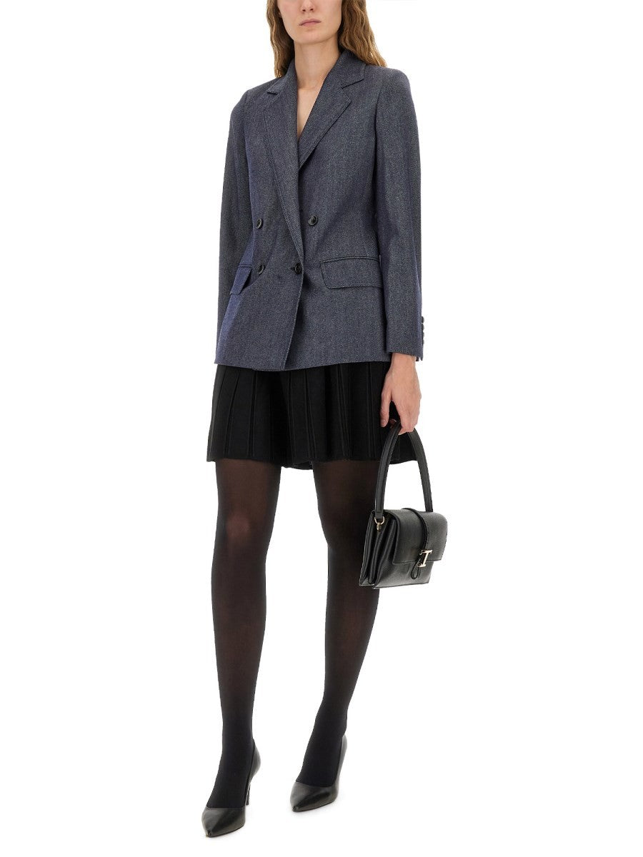 Max Mara Women's Wool Jacket Blue, view 2