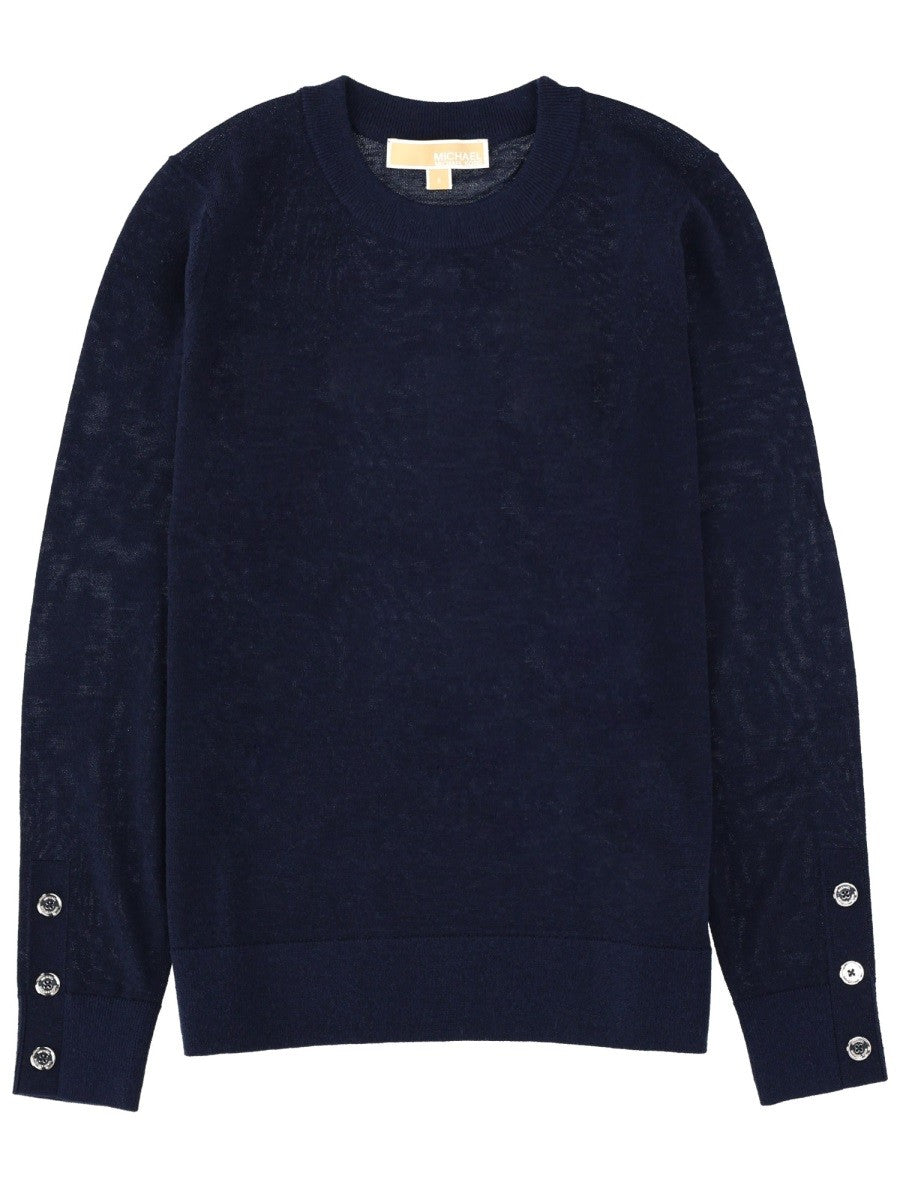 Michael Kors Women's Wool Jersey Blue