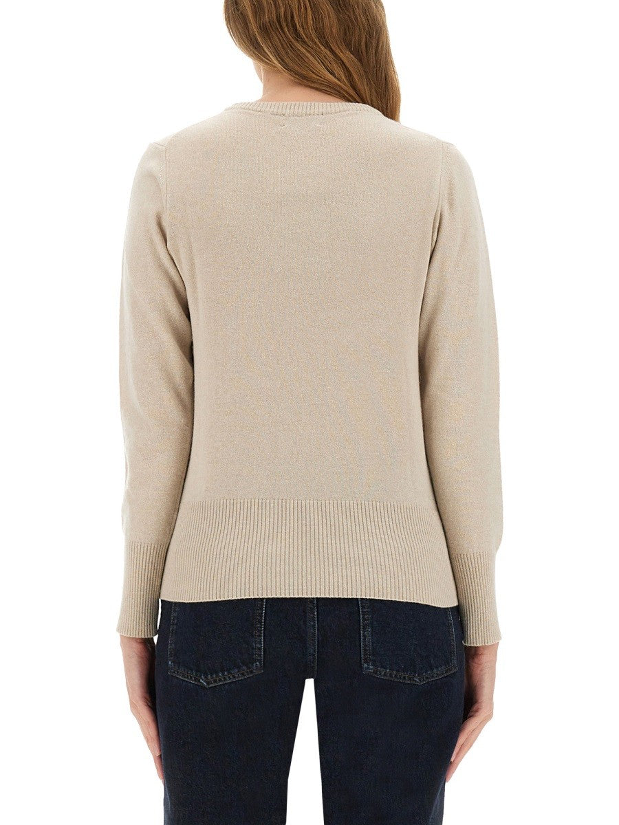 Woolrich Women's Wool Jersey Beige Woolrich
