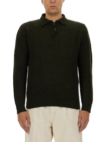 ASPESI Men's Wool Jersey Green ASPESI