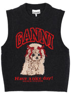 Ganni Women's Wool Jersey Black