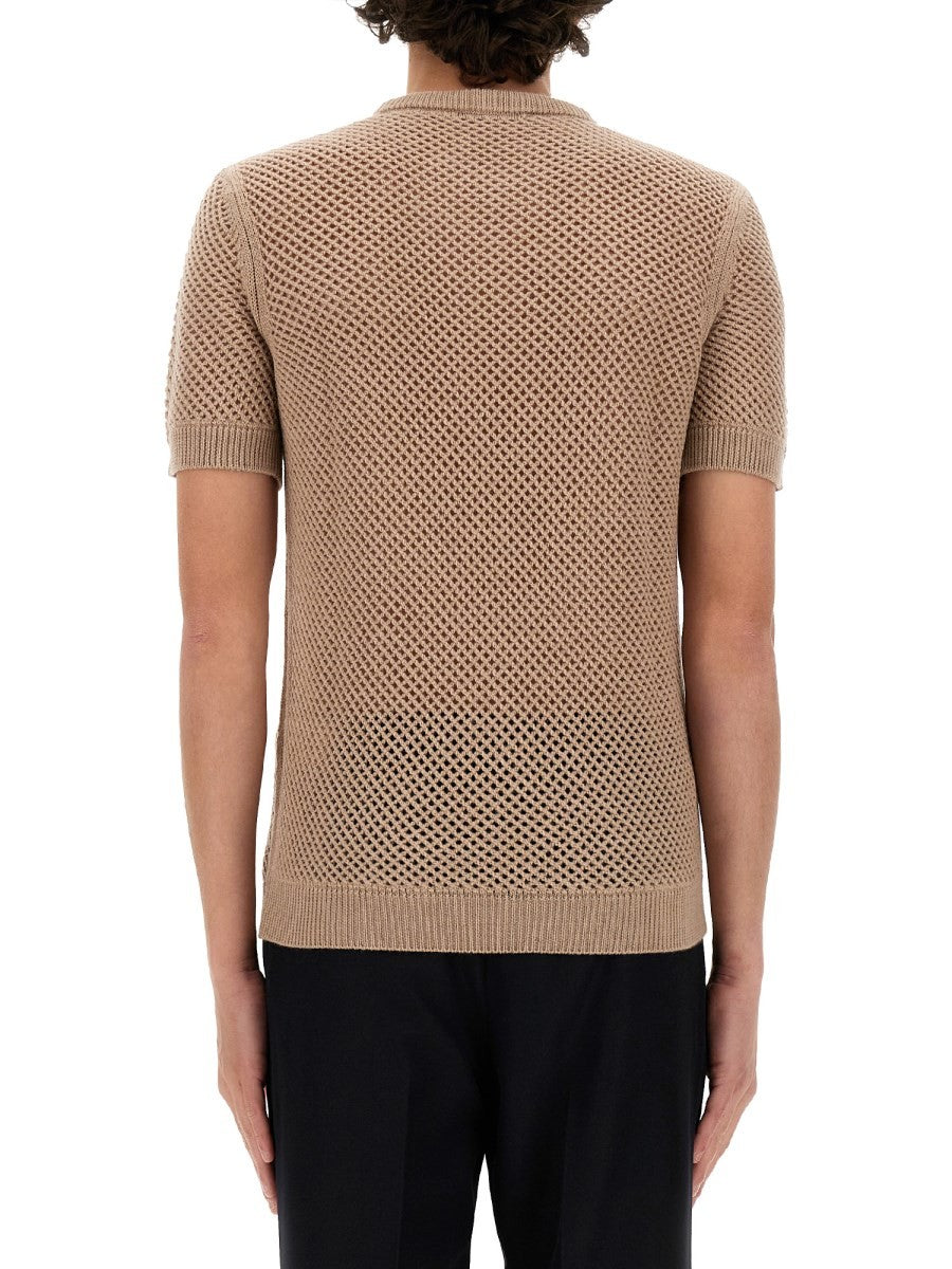 Fendi Men's Wool Jersey Beige