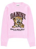 Ganni Women's Wool Jersey Blue