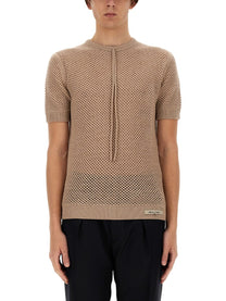 Fendi Men's Wool Jersey Beige