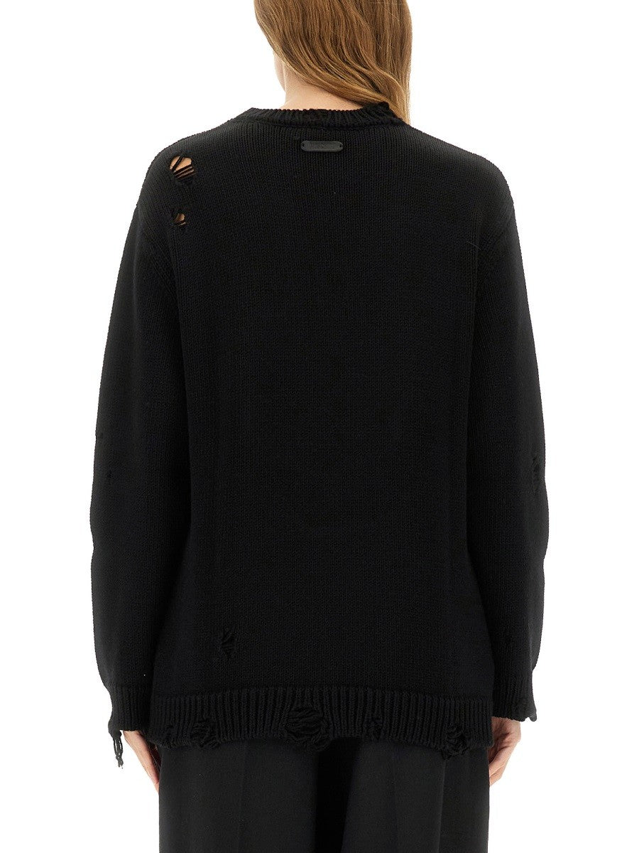 Moschino Women's Wool Jersey Black