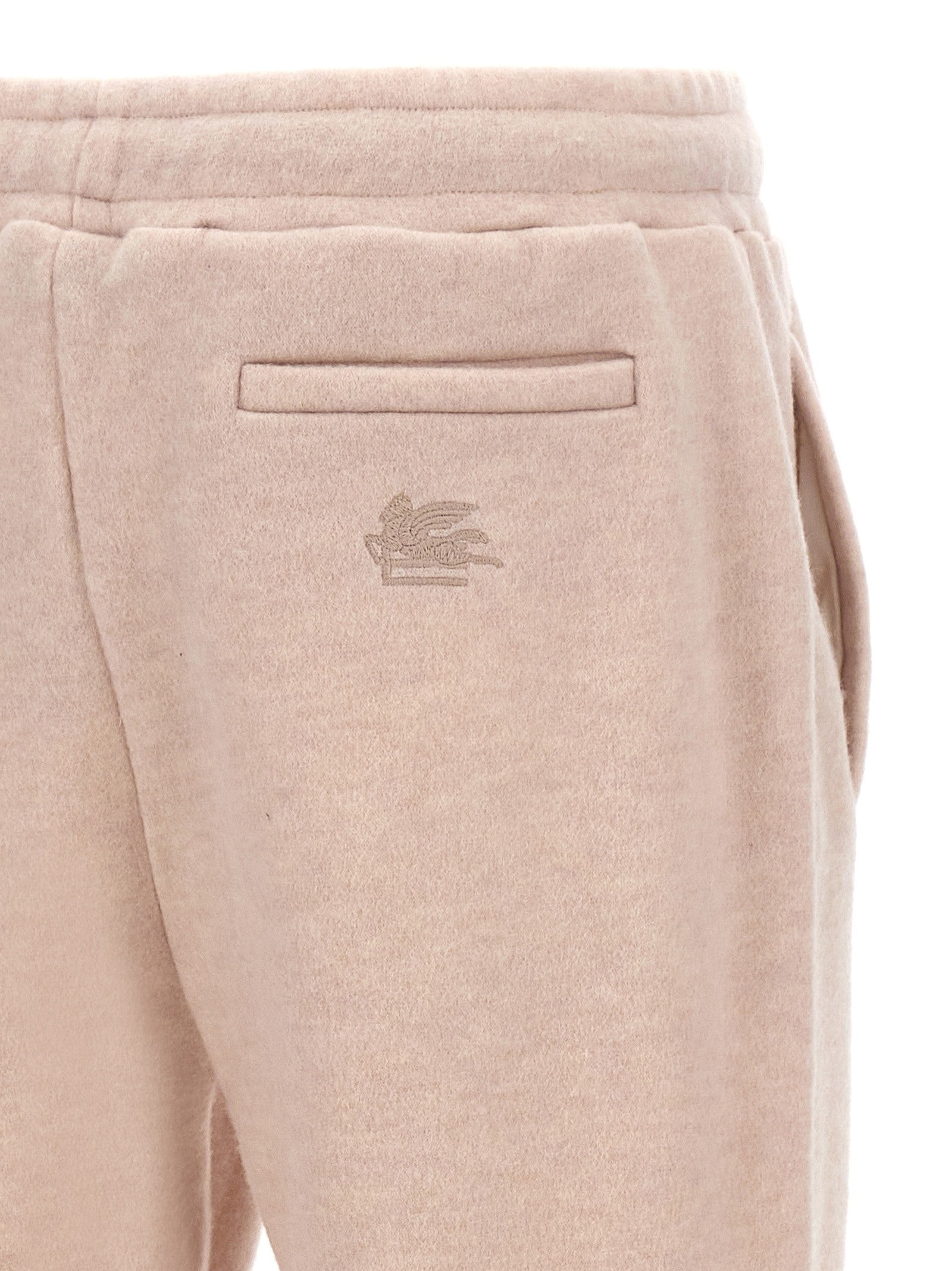 ETRO Wool Joggers Beige