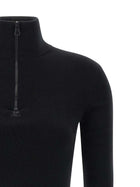 courrèges Wool Knit Dress Black, view 3