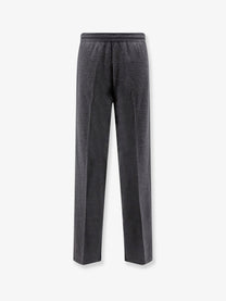 Gucci Men's Wool Leisure Trousers Grey
