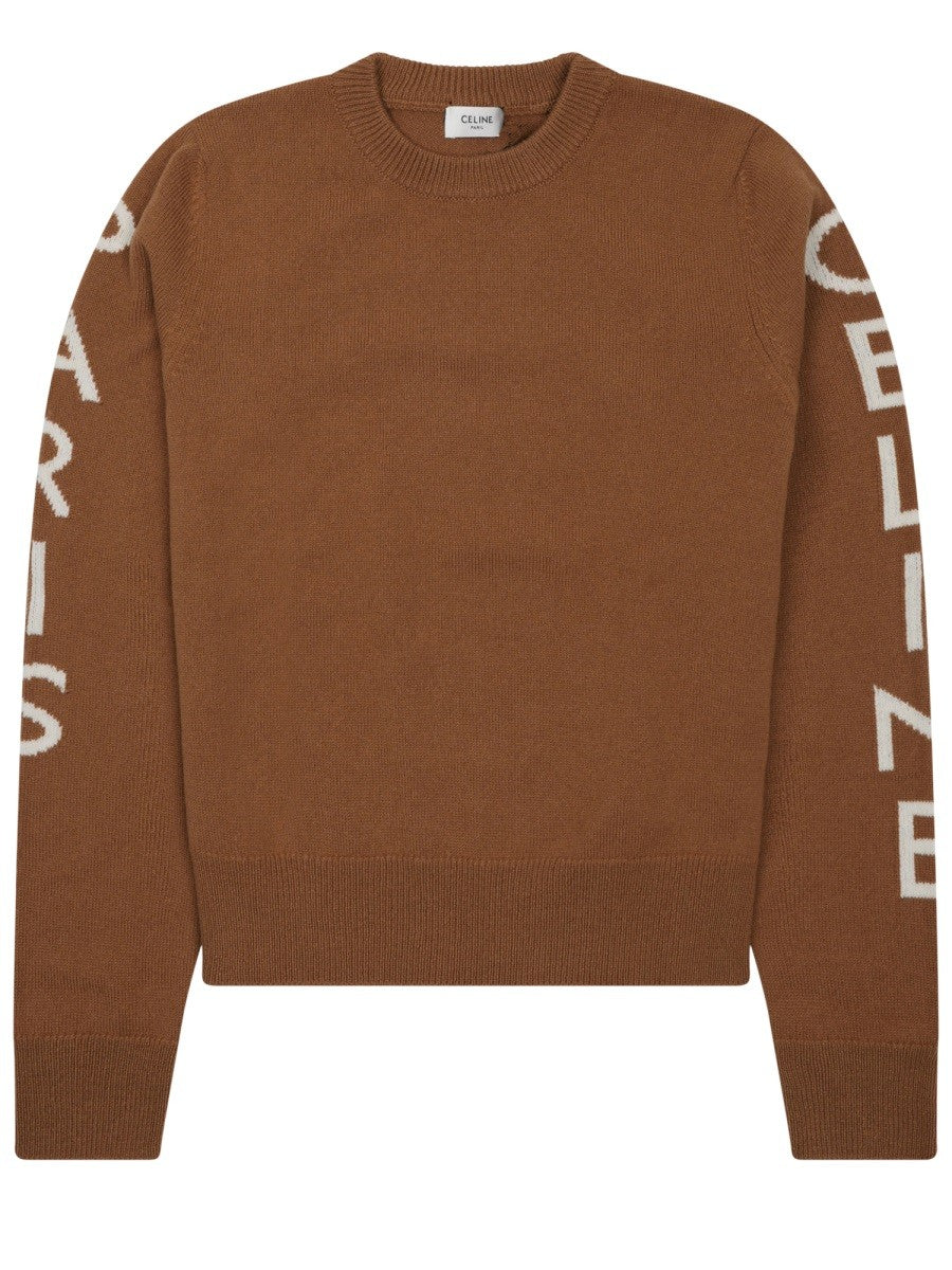 Celine Women's Wool Sweater Brown