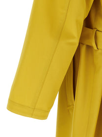 AURALEE Wool Max Canvas Coat Yellow